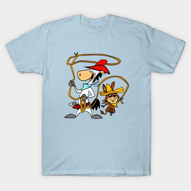 Quick Draw McGraw and Baba Looey T-Shirt by RainbowRetro